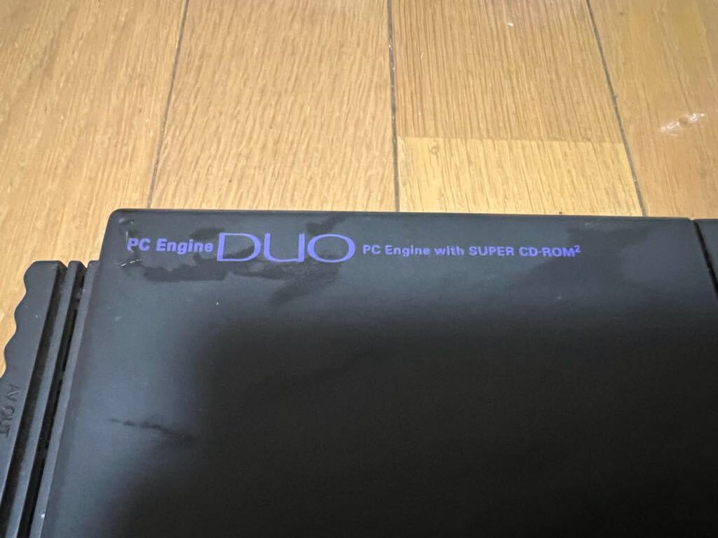 NEC PCエンジン DUO デュオ SUPER CD-ROM2 PI-TG8 本体 コントローラー セット レトロゲーム ジャンク_画像3