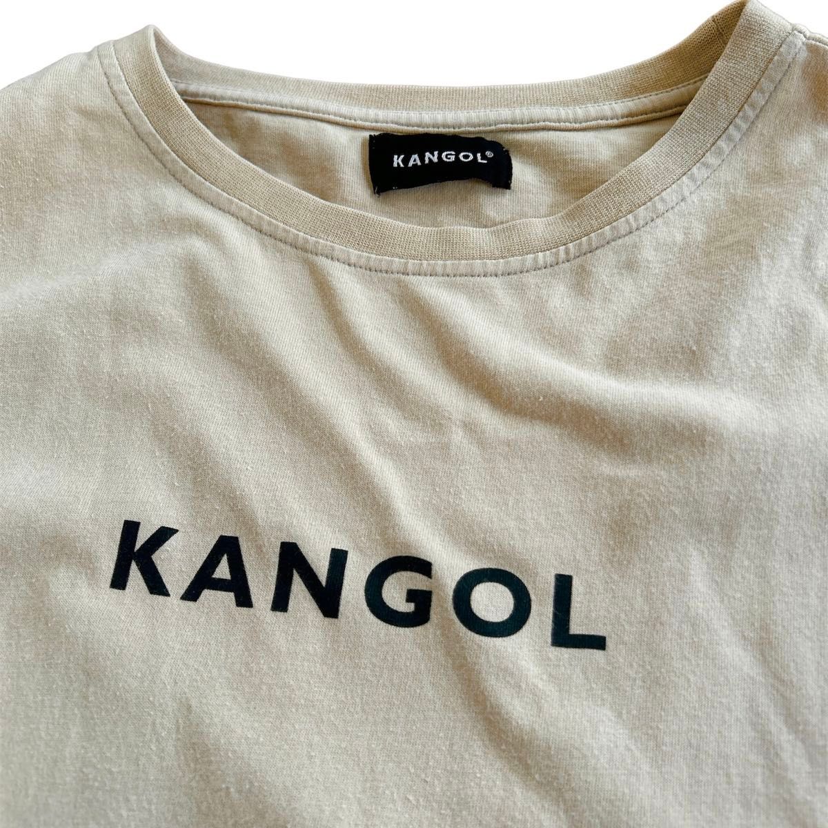 【即日発送】カンゴール　ロンT ビッグシルエット　WEGO 別注　KANGOL コットン カットソー 長袖Tシャツ