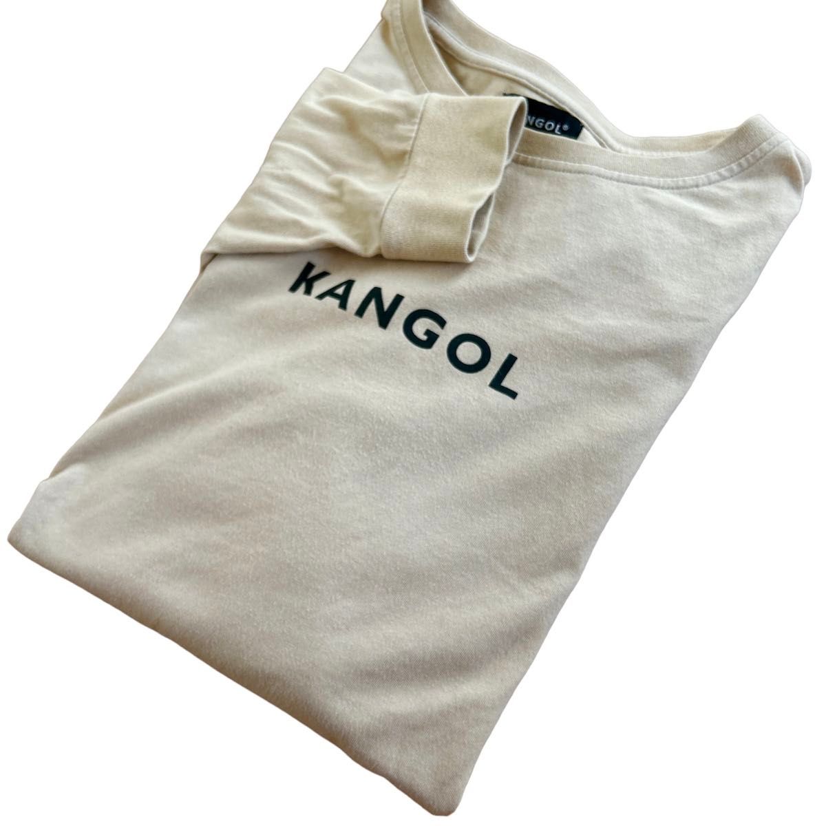 【即日発送】カンゴール　ロンT ビッグシルエット　WEGO 別注　KANGOL コットン カットソー 長袖Tシャツ