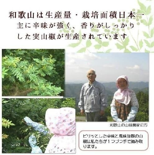 【枝取り・アク抜き済】【ぶどう山椒】プレミアムグレード生冷凍 和歌山県産 実山椒500g ＊軸付き (2024新物は6月初旬より販売）ｊ_画像6