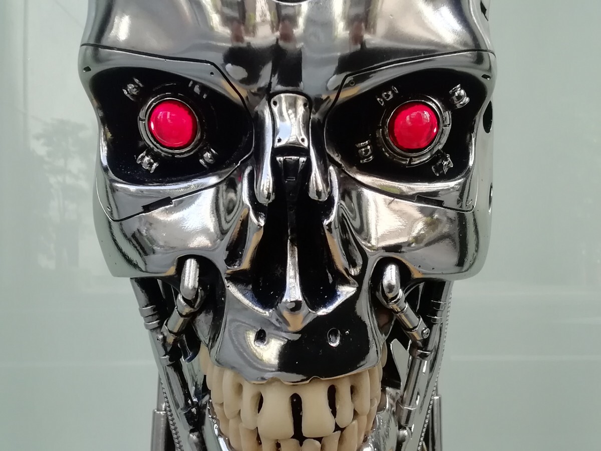  Terminator 2 end каркас head 1/1 размер фигурка глаз лампочка лампочка-индикатор ( осмотр боковой шоу боковой shouneka hot игрушки )