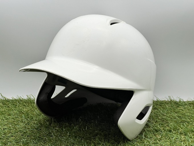 【050111】ZETT ゼット 少年用 軟式 両耳付き 打者用ヘルメット JMサイズ BHL770 ホワイト【40421S08】の画像1