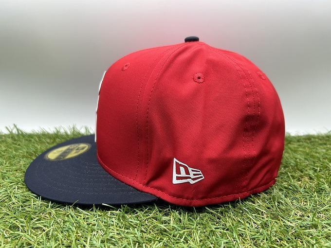 【051610】NEWERA ニューエラ オーセンティックコレクション ロサンゼルス・エンゼルス 59FIFTY キャップ 帽子 7-8/1 MLB【40430S08】_画像3