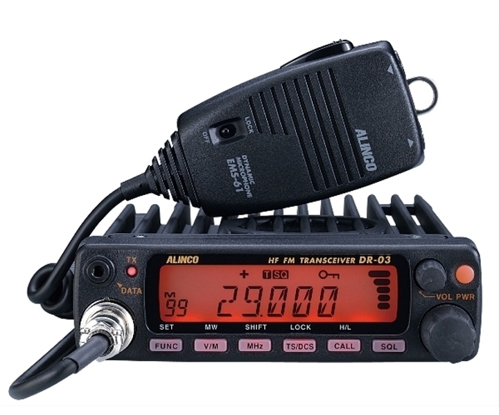  mono band 29MHz FM Mobil transceiver DR-03SX