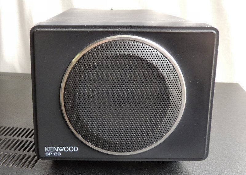 SP-23 KENWOOD固定局用外部スピーカーシルバーグレー調_画像1