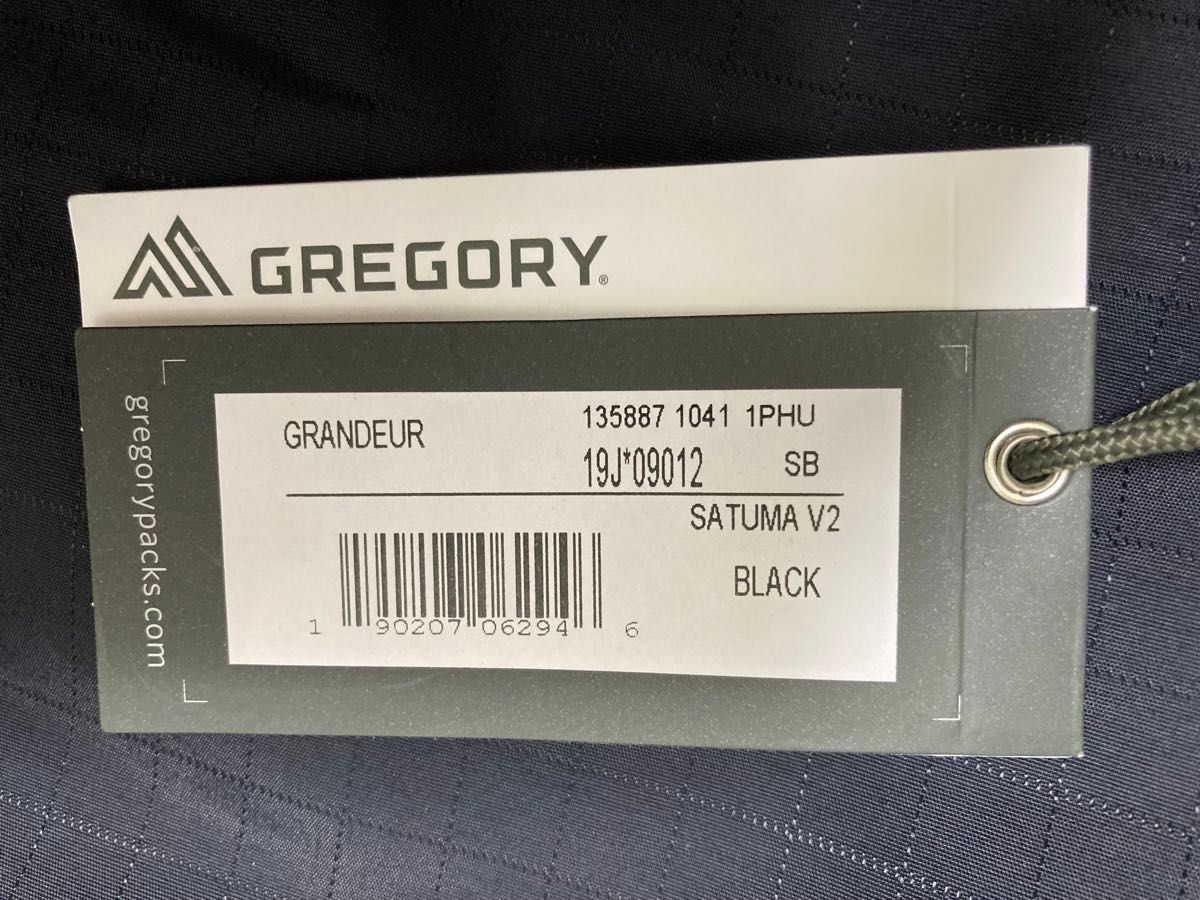 GREGORY グレゴリー バックパック SATUMA V2 リュック ブラック PC入れ 新品タグ付き