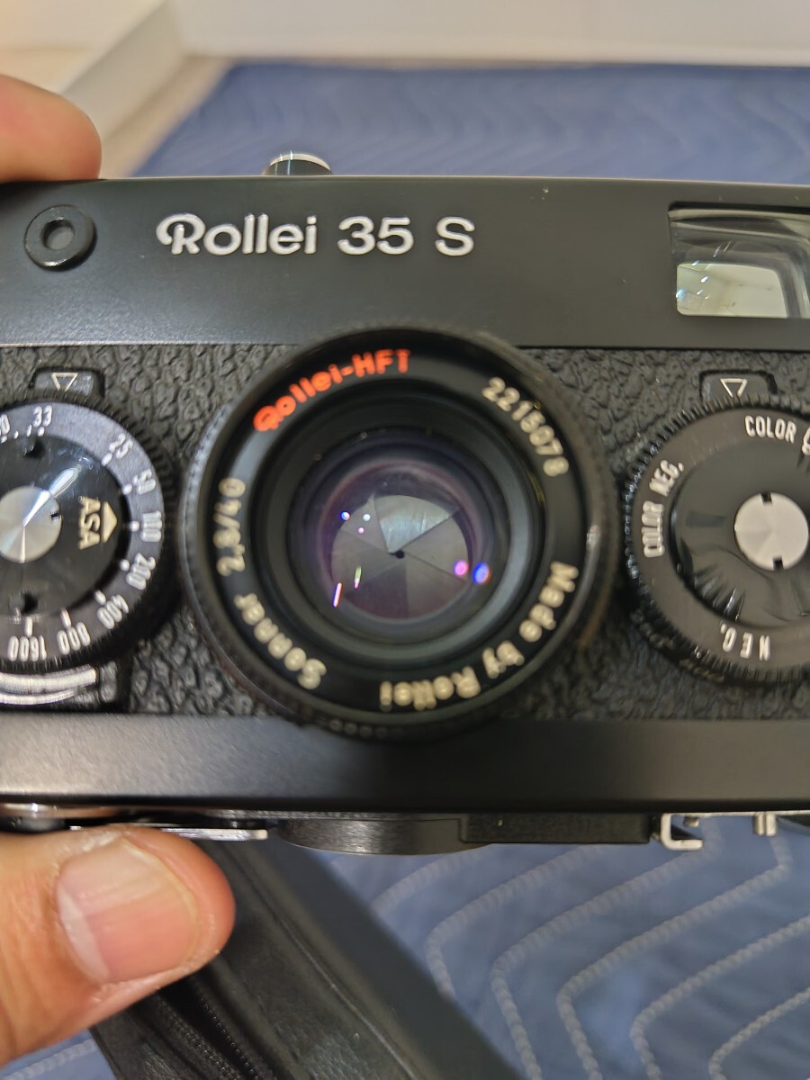 Rollei 35 S sonnar 40mm f2.8 Rollei Singapore made compact film camera present condition goods 