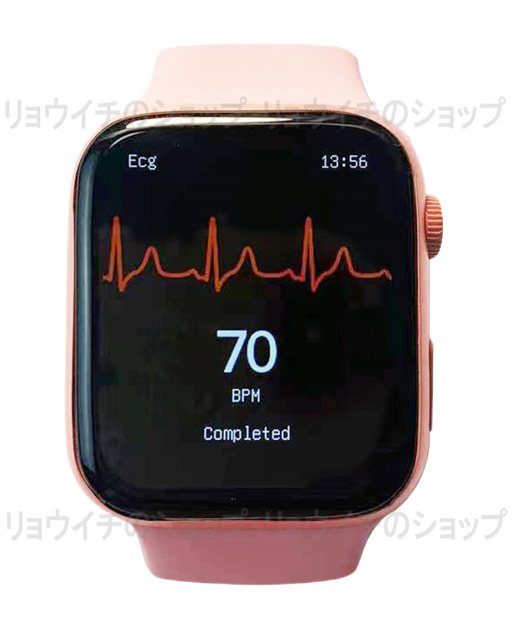 送料無料 Apple Watch 代替品 2.0インチ 大画面 スマートウォッチ 音楽 多機能 Watch8 健康 スポーツ 防水 血中酸素 血圧 iphone ピンク_画像3