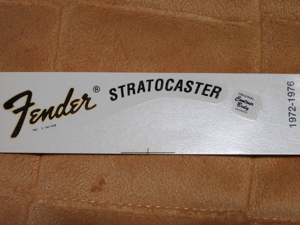 ★格安即決2580円[STRATOCASTER用]補修用.水シールロゴデカール3枚セット★_画像4