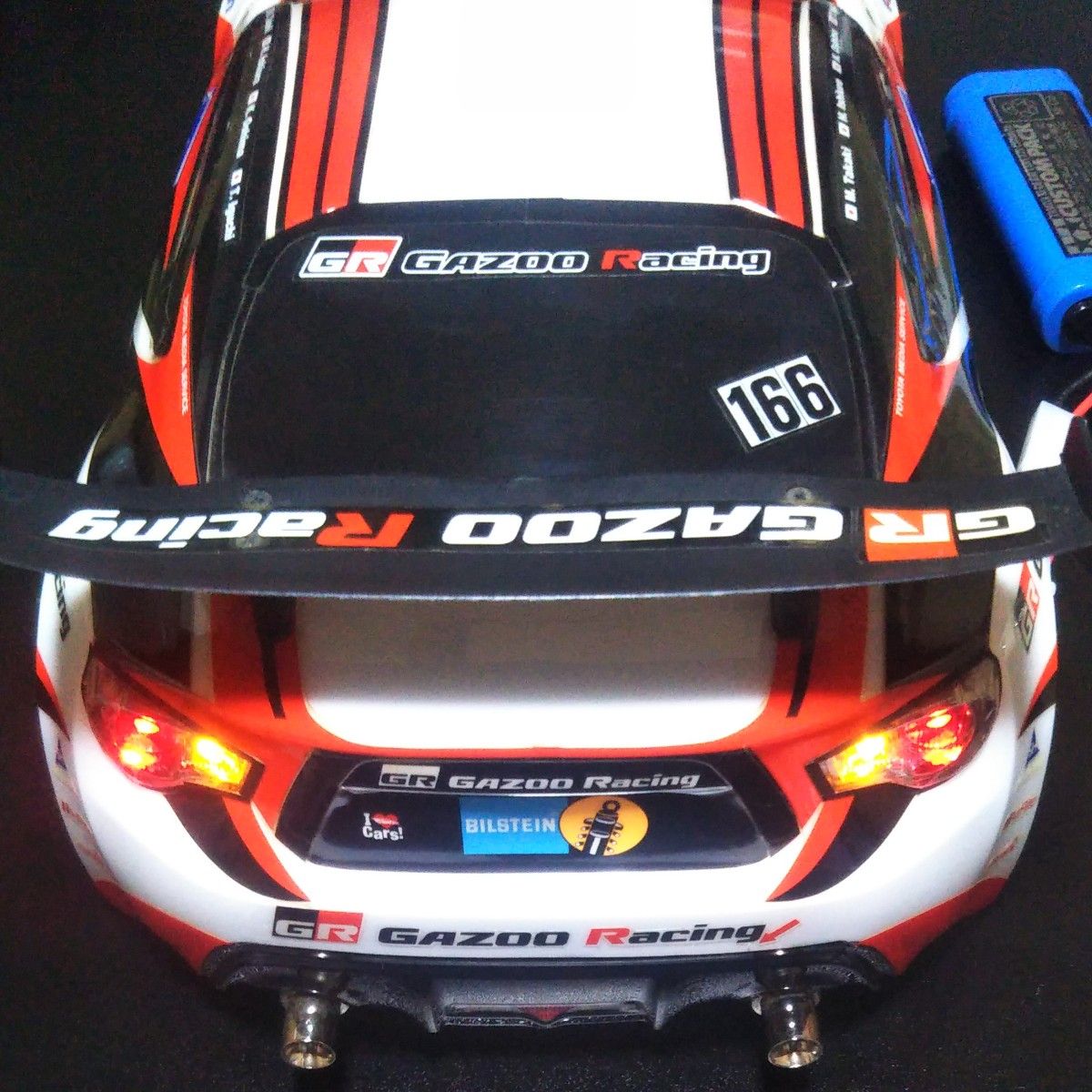 京商 1/10 RCカースペアパーツ GAZOO Racing 86 ラジコンボディ ワイドボディ（タミヤのライトユニット付き）