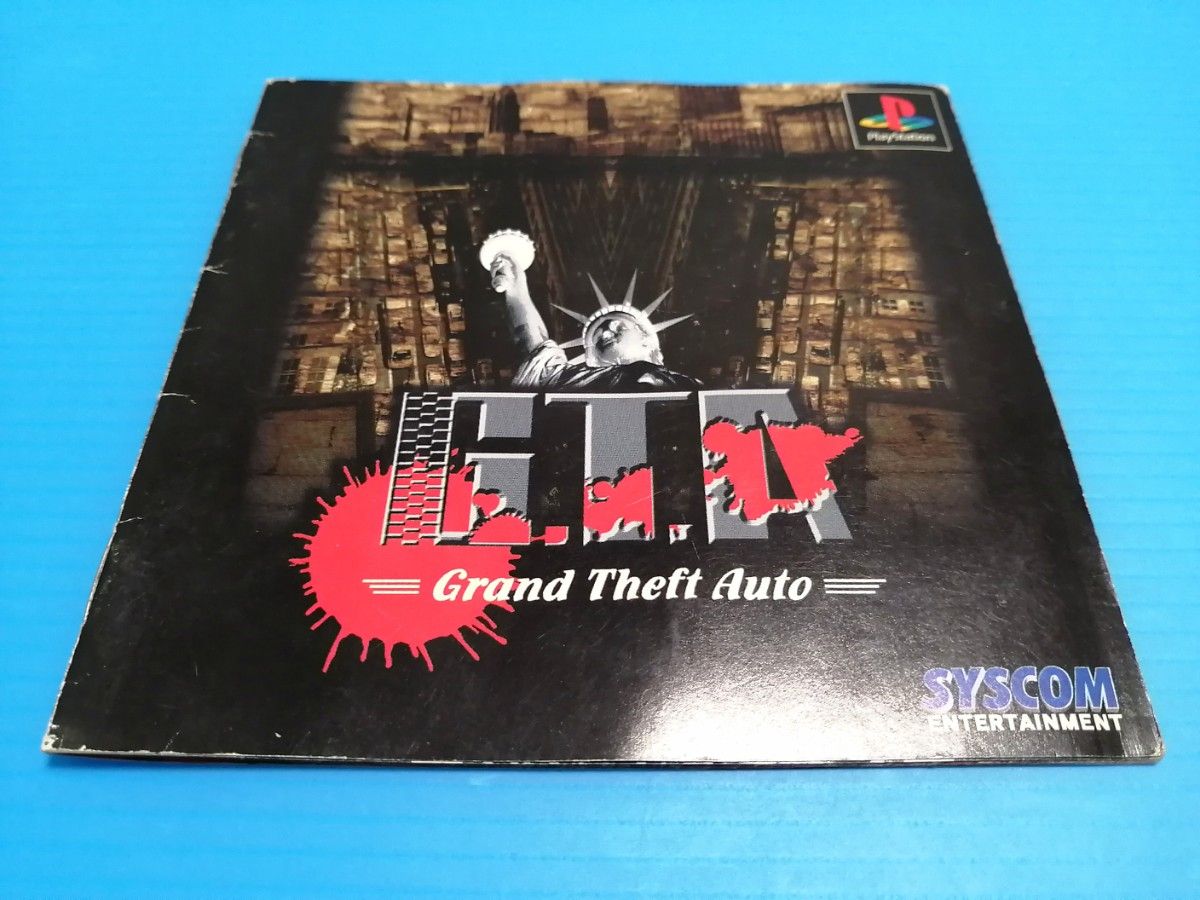 PS プレイステーションソフト GTA グランドセフトオート マップ有り 通常版　Grand Theft Auto PS1