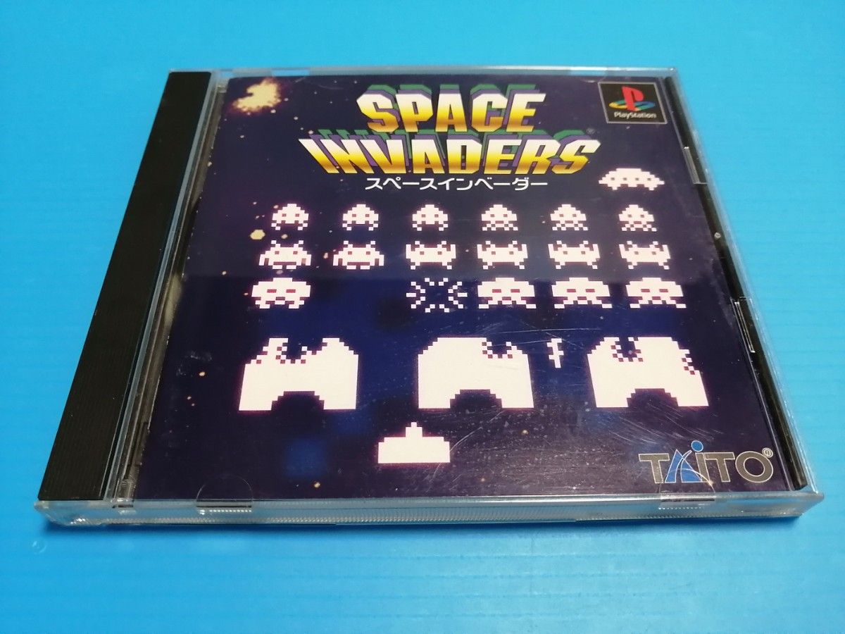 PS プレイステーションソフト スペースインベーダー 帯あり　SPACE INVADERS PS1