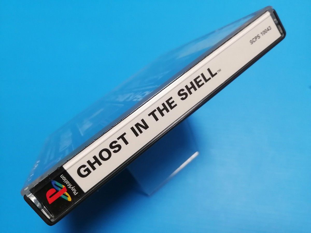 PS プレイステーションソフト 攻殻機動隊 GHOST IN THE SHELL 帯、チラシ有り　PS1