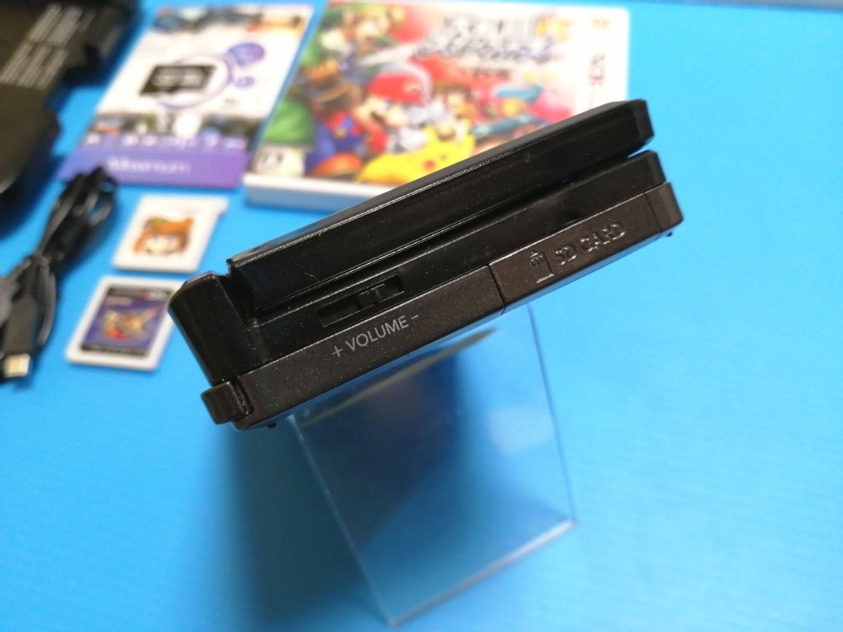 動作良好 ニンテンドー 3DS コスモブラック 本体 + 拡張スライド 動作良好 ニンテンドー 3DS コスモブラック 本体 + 拡張スライド