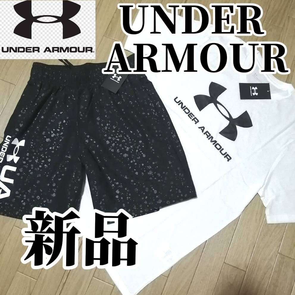 【希少残りわずか】値下げ不可　新品　UNDER ARMOUR　アンダーアーマー　メンズ　上下セット　3Lサイズ　半袖　ハーフパンツ