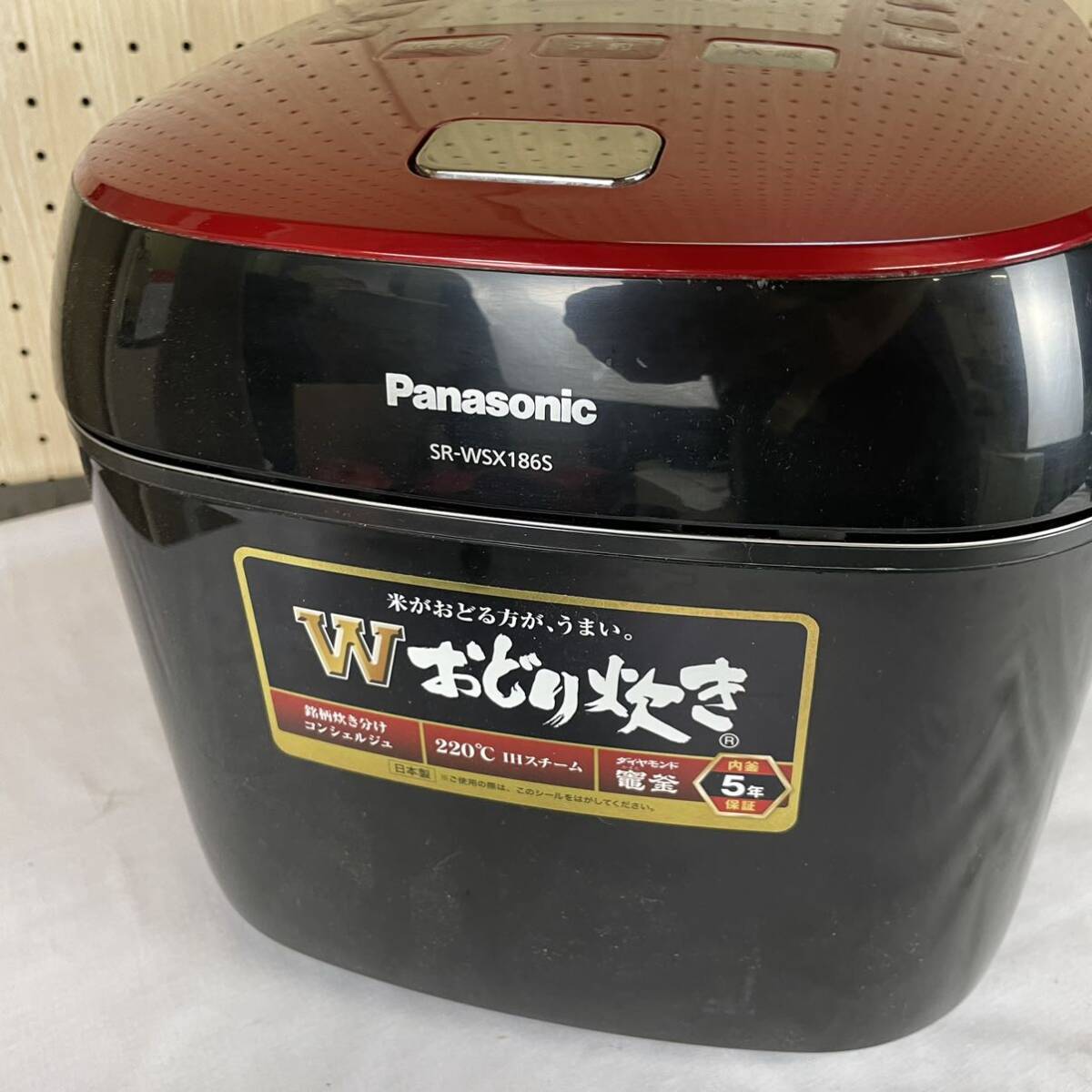 * один ...* Panasonic рисоварка SR-WSX186S внутри котел царапина Sagawa 100