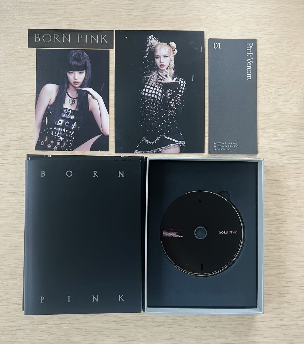 ブラックピンク Blackpink BORN PINK アルバム ブラック Boxset (Standard CD Boxset Version A / black) CD 輸入盤_画像4