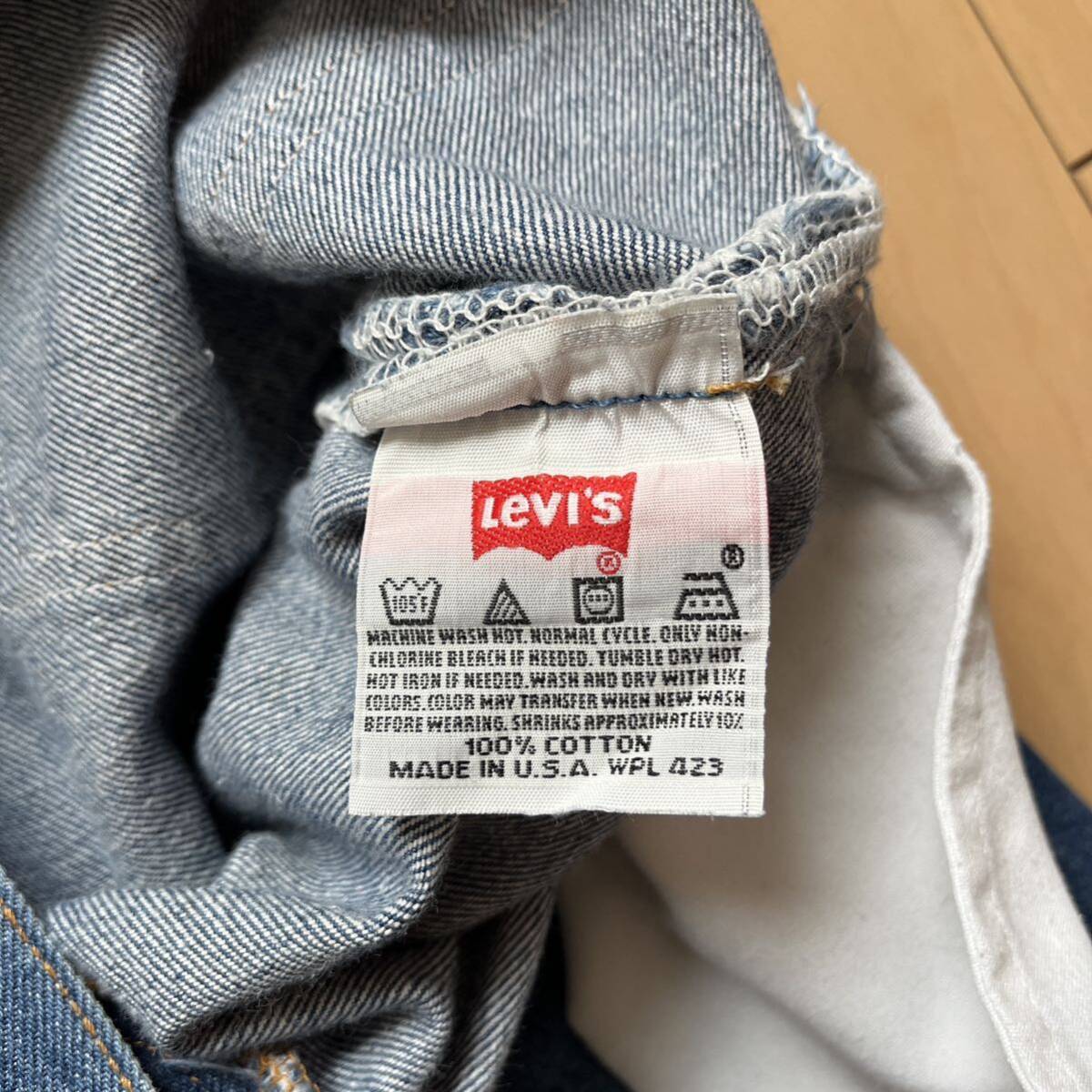 90s Levi's リーバイス 501xx ジーンズ デニムパンツ USA製 アメリカ製 ビンテージ ヴィンテージ 99年2月 古着 の画像6