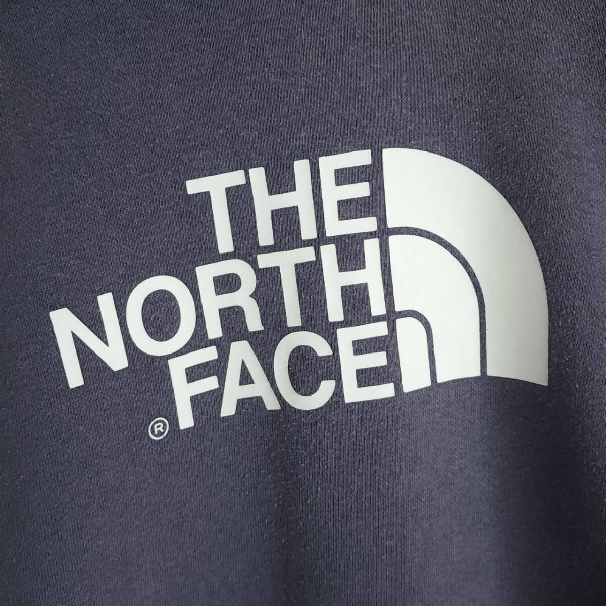 WOMENS L размер /THE NORTH FACE The North Face тренировочный Parker голубой серый серия б/у одежда Logo f-ti тянуть over [1000 иен старт ]