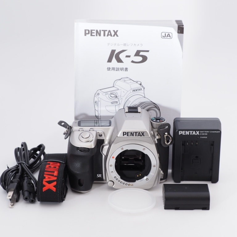PENTAX ペンタックス デジタル一眼レフカメラ K-5 リミテッドシルバー K-5LTDSILVER #9684_画像2