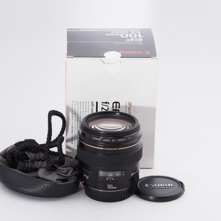Canon キヤノン単焦点 中望遠レンズ EF100mm F2 USM フルサイズ対応 #9686の画像2