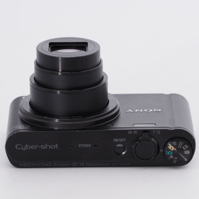 SONY ソニー デジタルカメラ Cyber-shot WX300 2110万画素 光学20倍 ブラック DSC-WX300(B) #9768_画像7