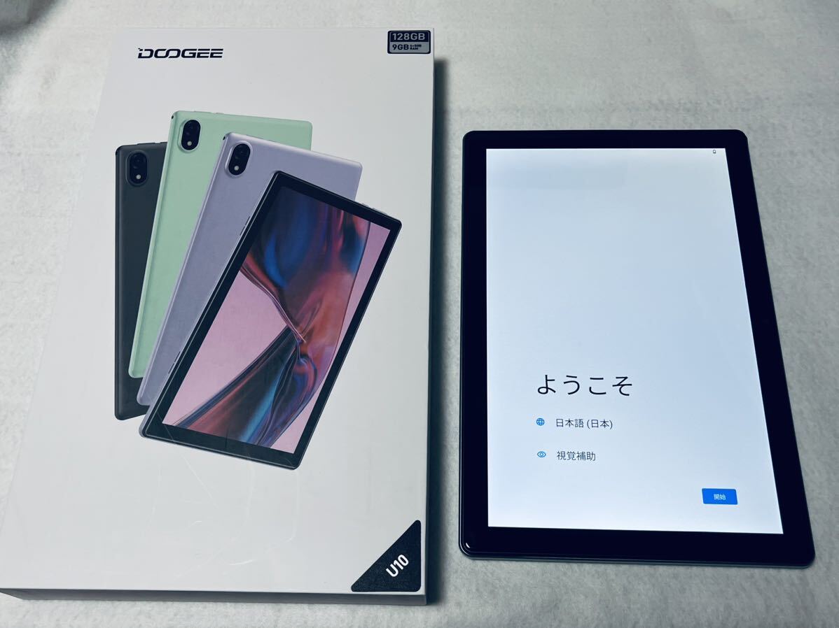 DOOGEE U10 Android 13 タブレット10インチ wi-fiモデル（中古品）の画像1