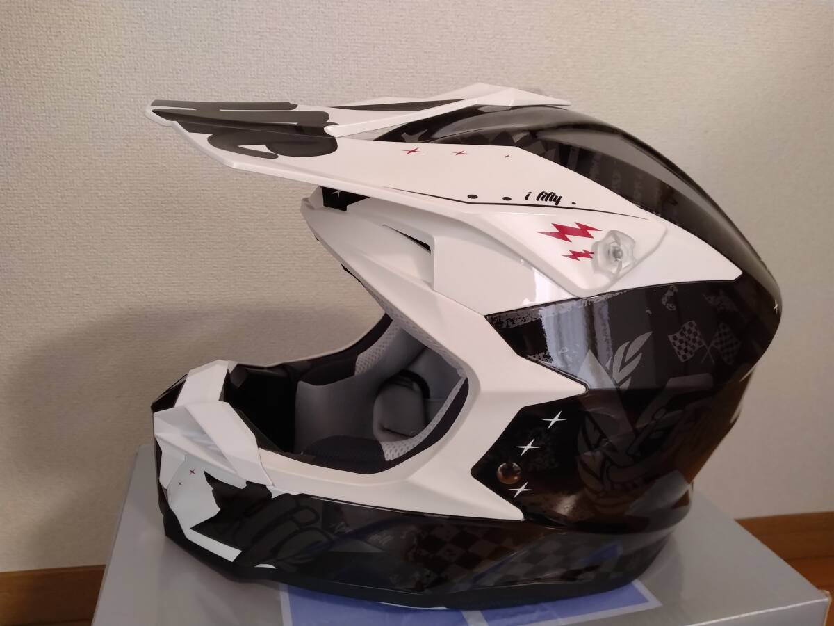 中古美品 HJC オフロードヘルメット ARTAX i50 Mサイズの画像3