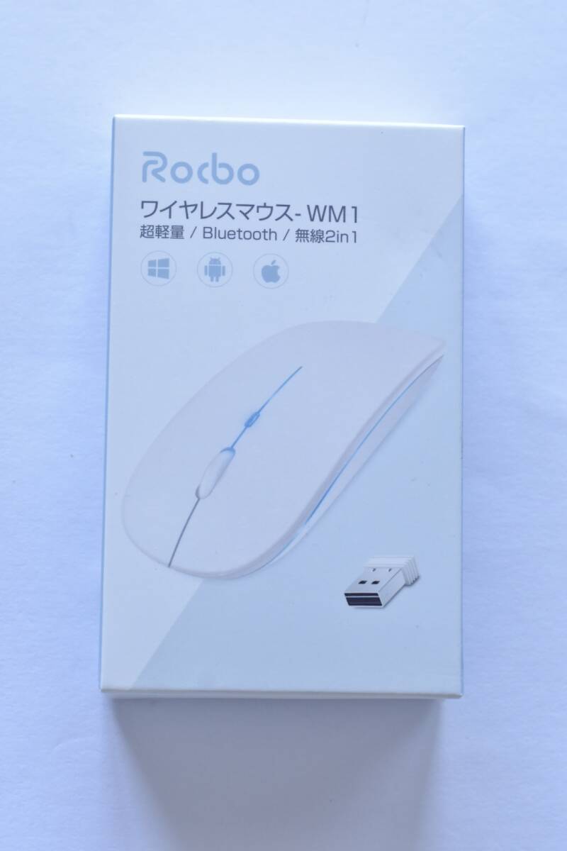 【Type-C充電式】 マウス Bluetooth5.2 無線 ワイヤレス 静音 瞬時接続 超薄型 小型 高感度 USB充電式 2.4GHz ホワイト/S9_画像9
