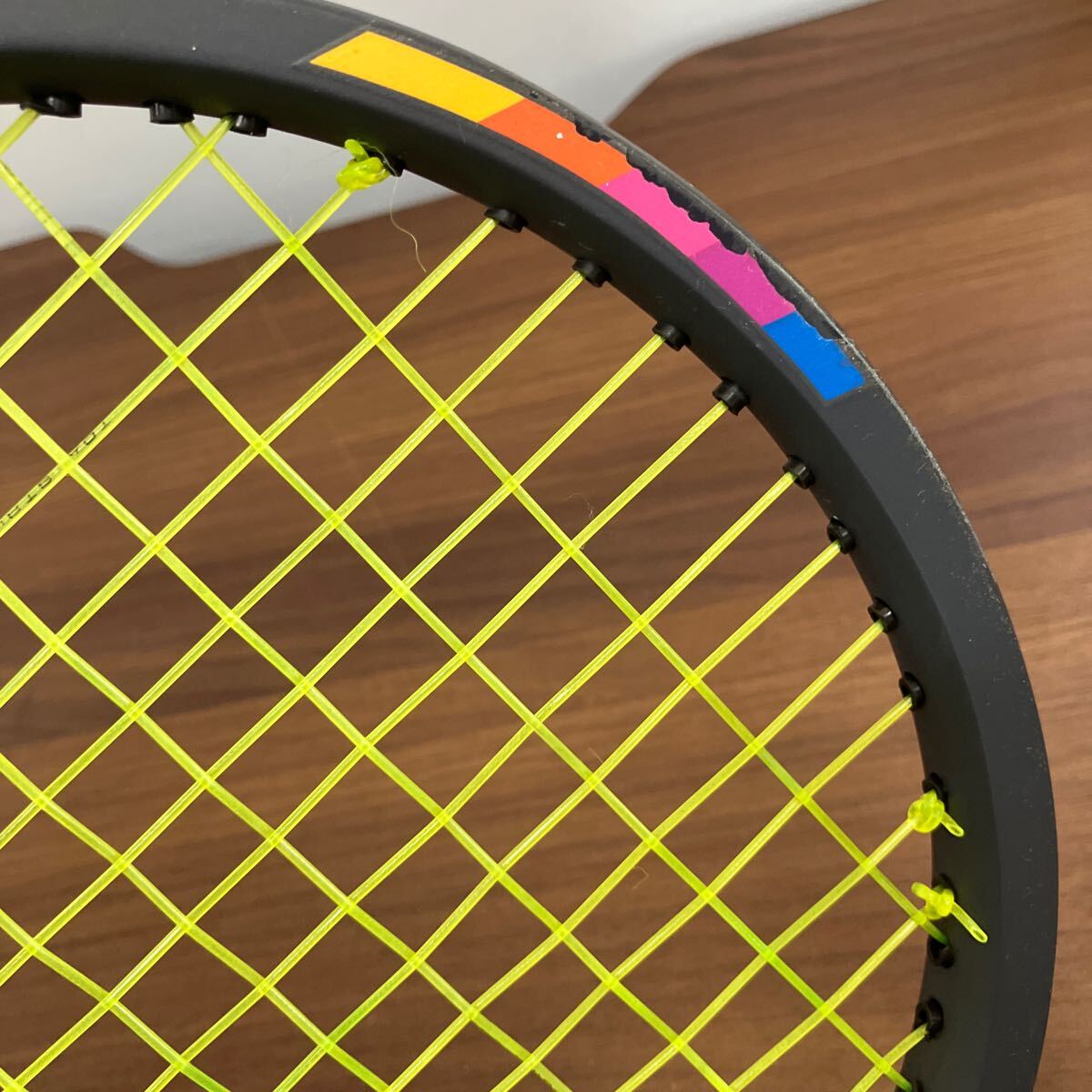 DONNAY ドネー BORG PRO テニスラケット 木製 長期保管品 昭和レトロ ヴィンテージ フレーム カバー付き 硬式テニスラケット DUNLOP _画像7