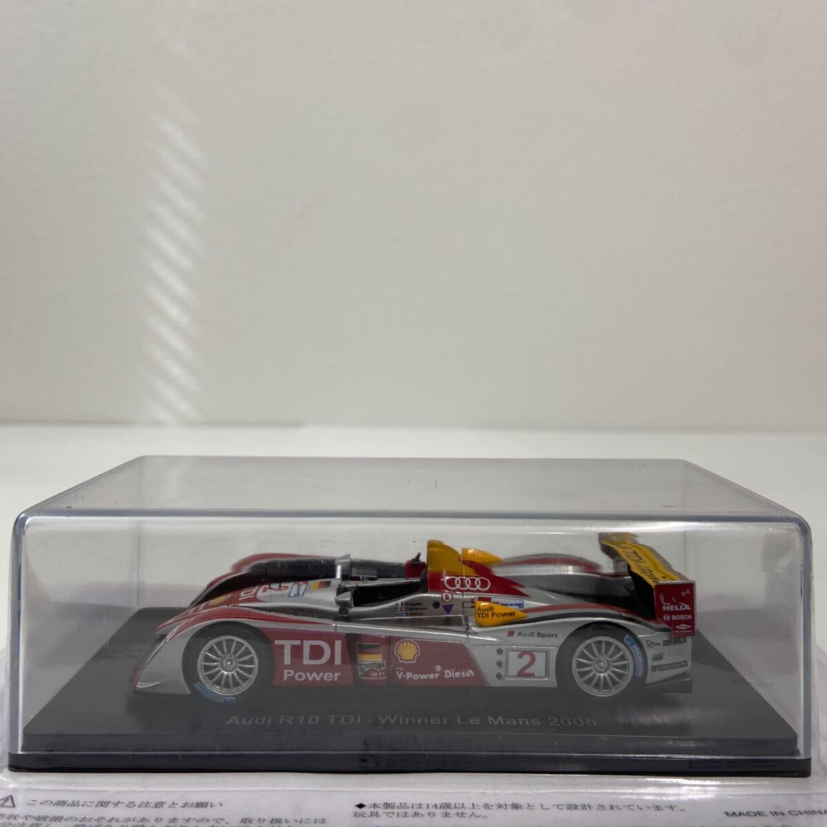 アシェット ルマン24時間レースカーコレクション 1/43 Audi R10 TDI Winner Le Mans 24h #2 2008 アウディ ミニカー モデルカー の画像3