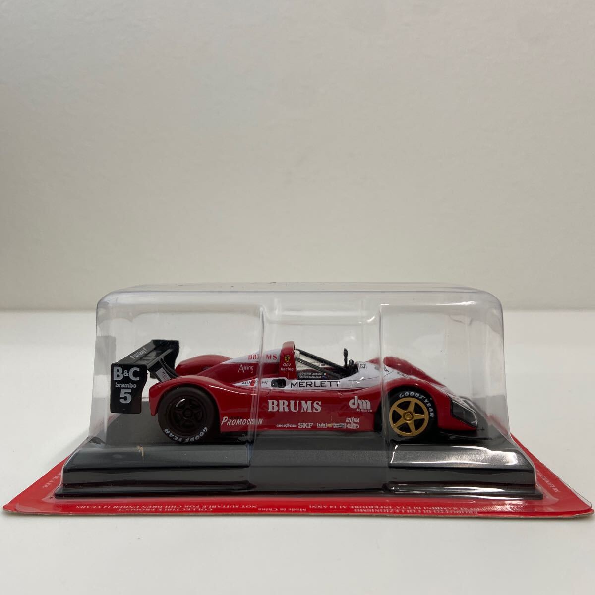 アシェット 公式フェラーリF1コレクション 1/43 #108 Ferrari F333SP SRWC 1999 #5 マニ・クール ミニカー モデルカー_画像5