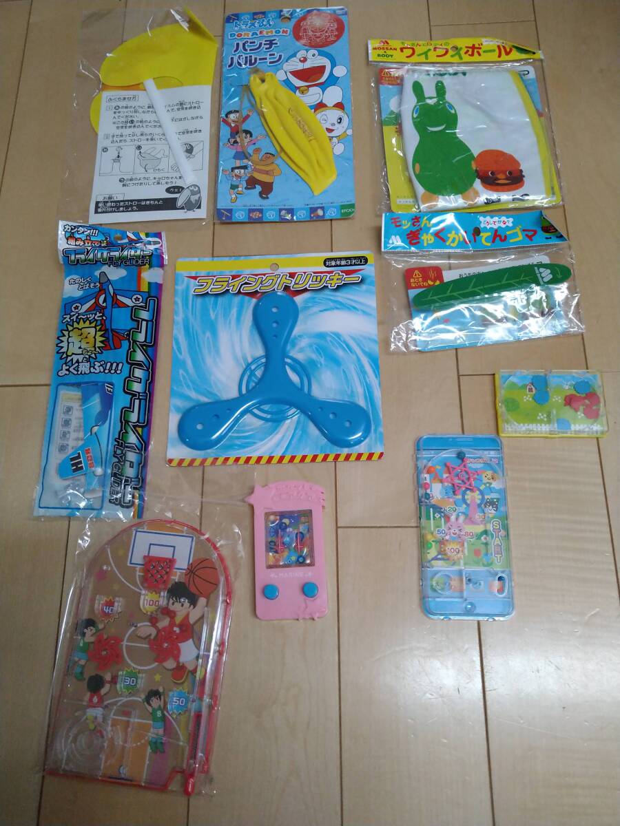  toy 10 point together * Moss burger Kyoro-chan Doraemon other * unused goods * long time period home storage goods. 