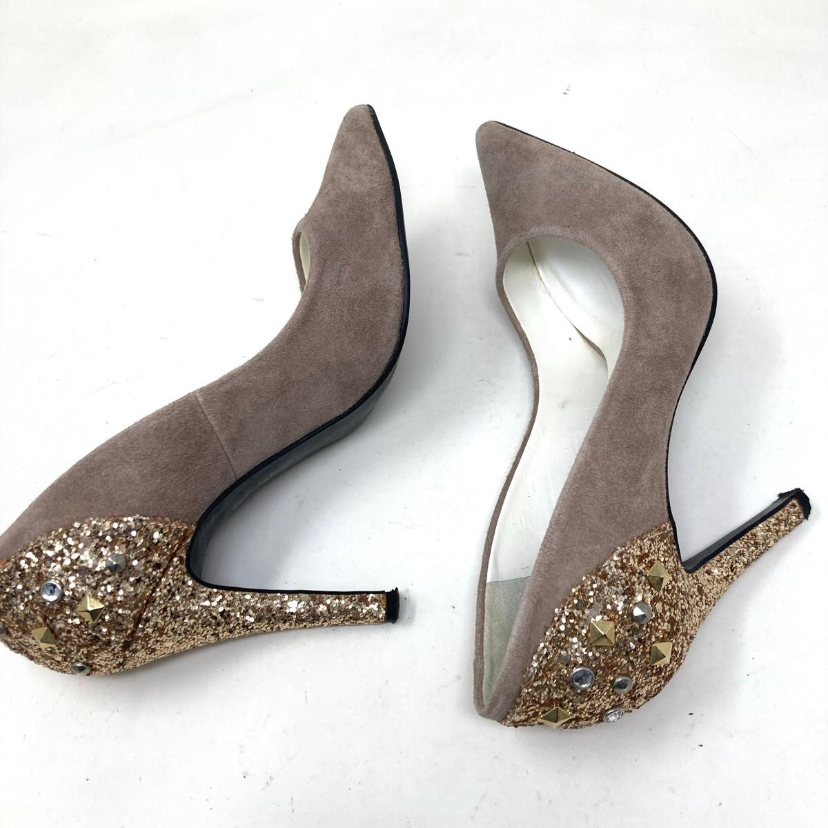 DIANA ダイアナ パンプス ゴールド グリッター シルバー DIANA ダイアナ パンプス ゴールド グリッター シルバー