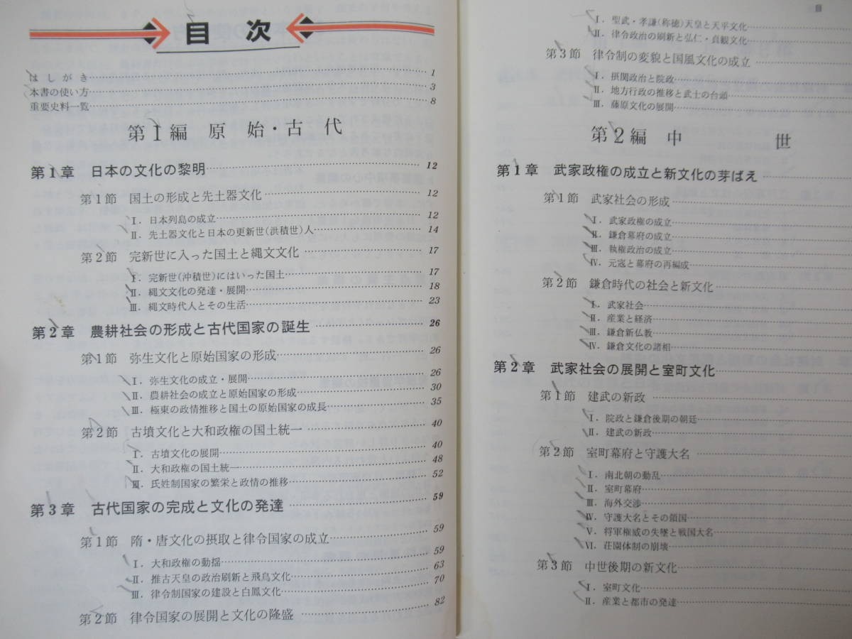 T41●名著 希少本！大学受験 詳解 日本史 前東京大学教授 山本武夫 初版 1988年 旺文社◆大学受験 入試 歴史 社会 参考書 問題集 230601_画像4