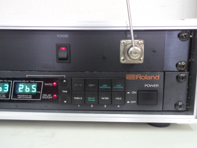 Roland　デジタルディレイ　SDE-2500＆　REXER　受信機　VXR-800D　ジャンク_画像4