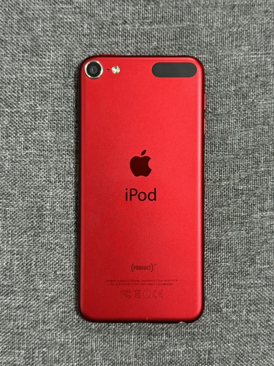 iPod touch第6世代32GB 音楽プレーヤー 新品バッテリー 超美品 レッド_画像2