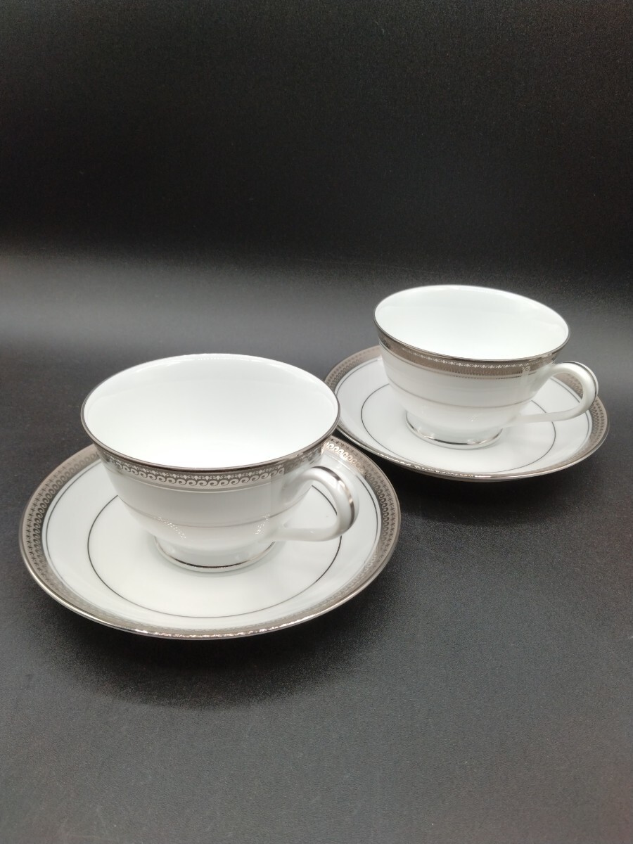 Noritake ノリタケ カップ＆ソーサー ペア 未使用 洋食器 箱付【2-t】_画像9