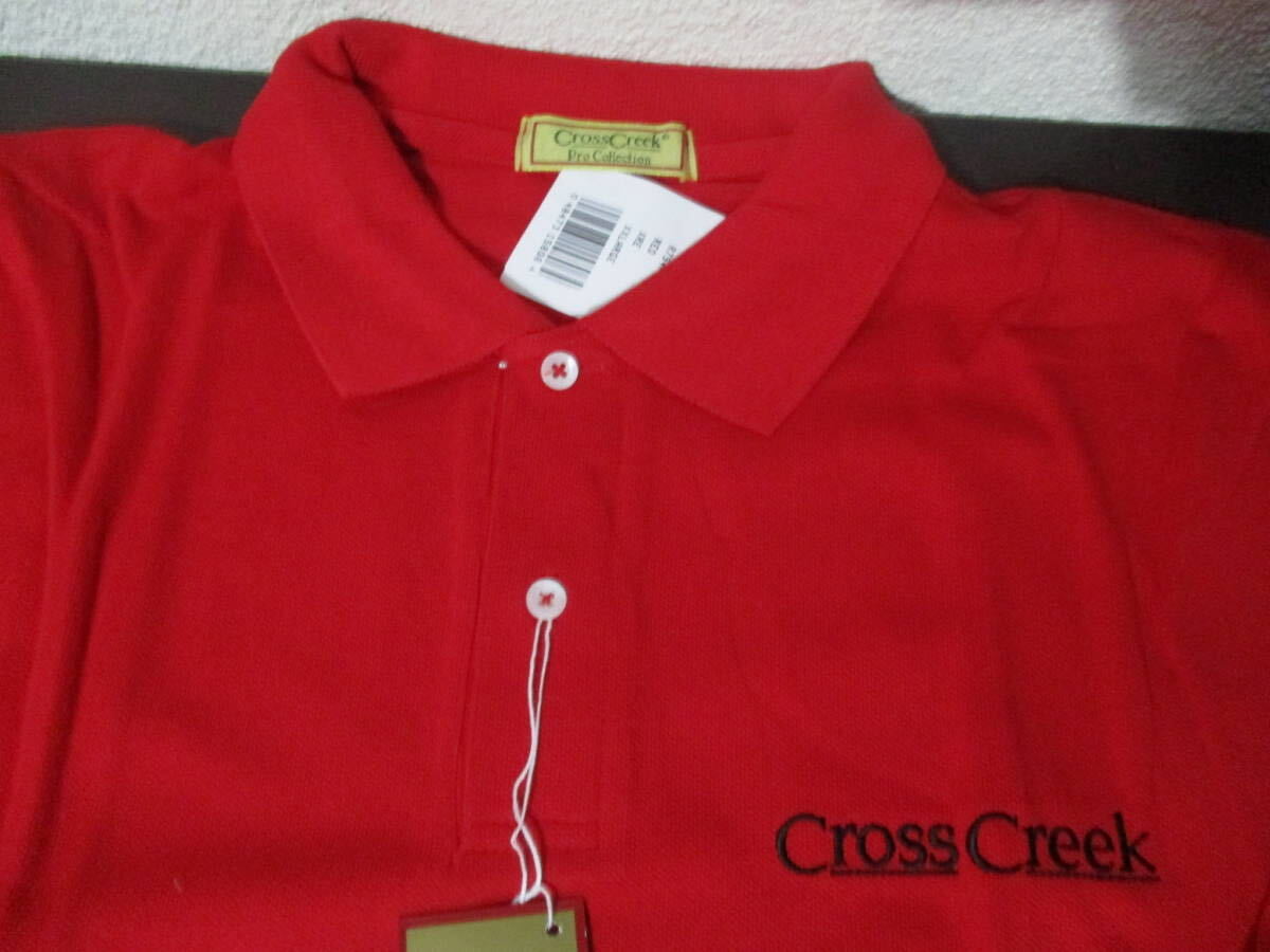 新品CROSSCREEK クロスクリーク ポロシャツ 2300 USAサイズXXL RD