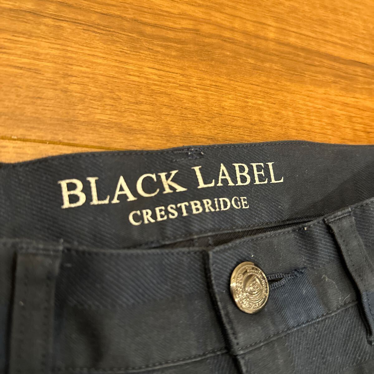 ★【1円スタート！】BLACK LABEL CRESTBRIDGE 紺色パンツ　ブラックレーベルクレストブリッジ　スリム　スキニー_画像4