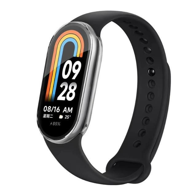 2個セット Xiaomi Smart Band 8 カバー フィルム ケース 交換 画面保護 シャオミ バンド スマートウォッチ 