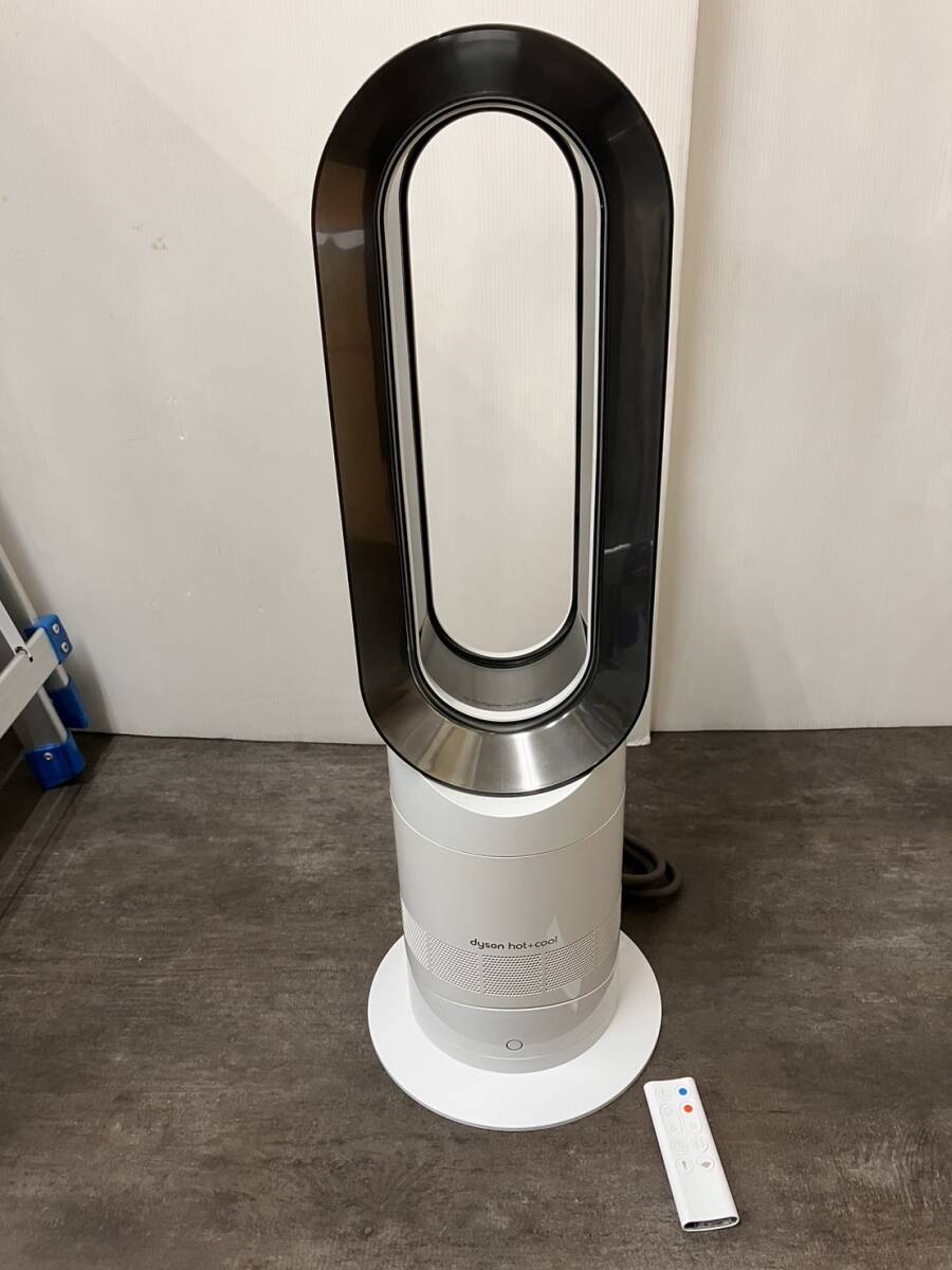 dyson/ダイソン hot+cool AM09 セラミックファンヒーター 100V 50/60Hz 質量2.68kg リモコン付き 傷汚れ等有 簡易動作確認済 現状お渡し_画像1