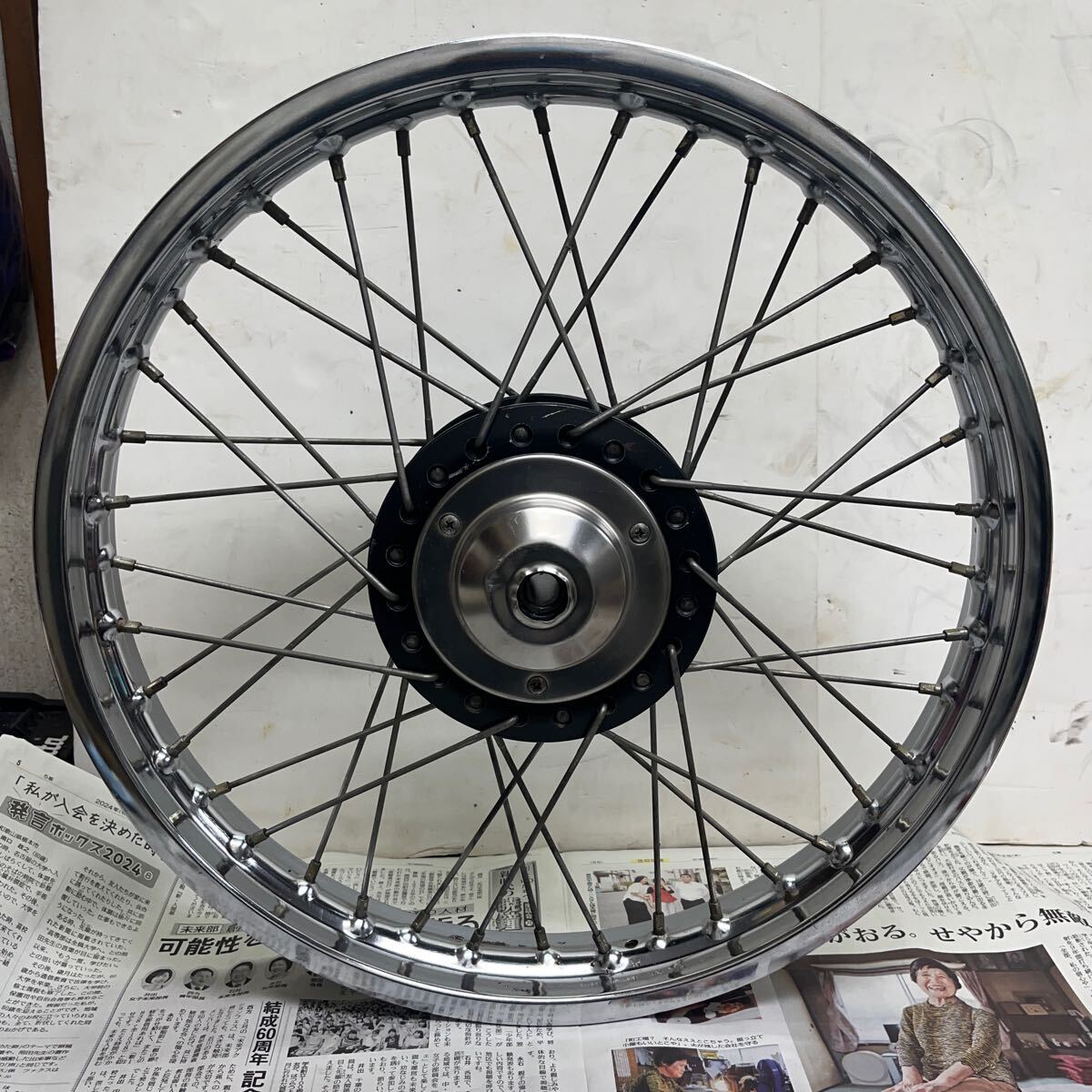 z1 z2 original front wheel takasago height sand ( inspection at that time a4 a5 750d kz kz900 kz1000 fx cbx cb gs gsx xj