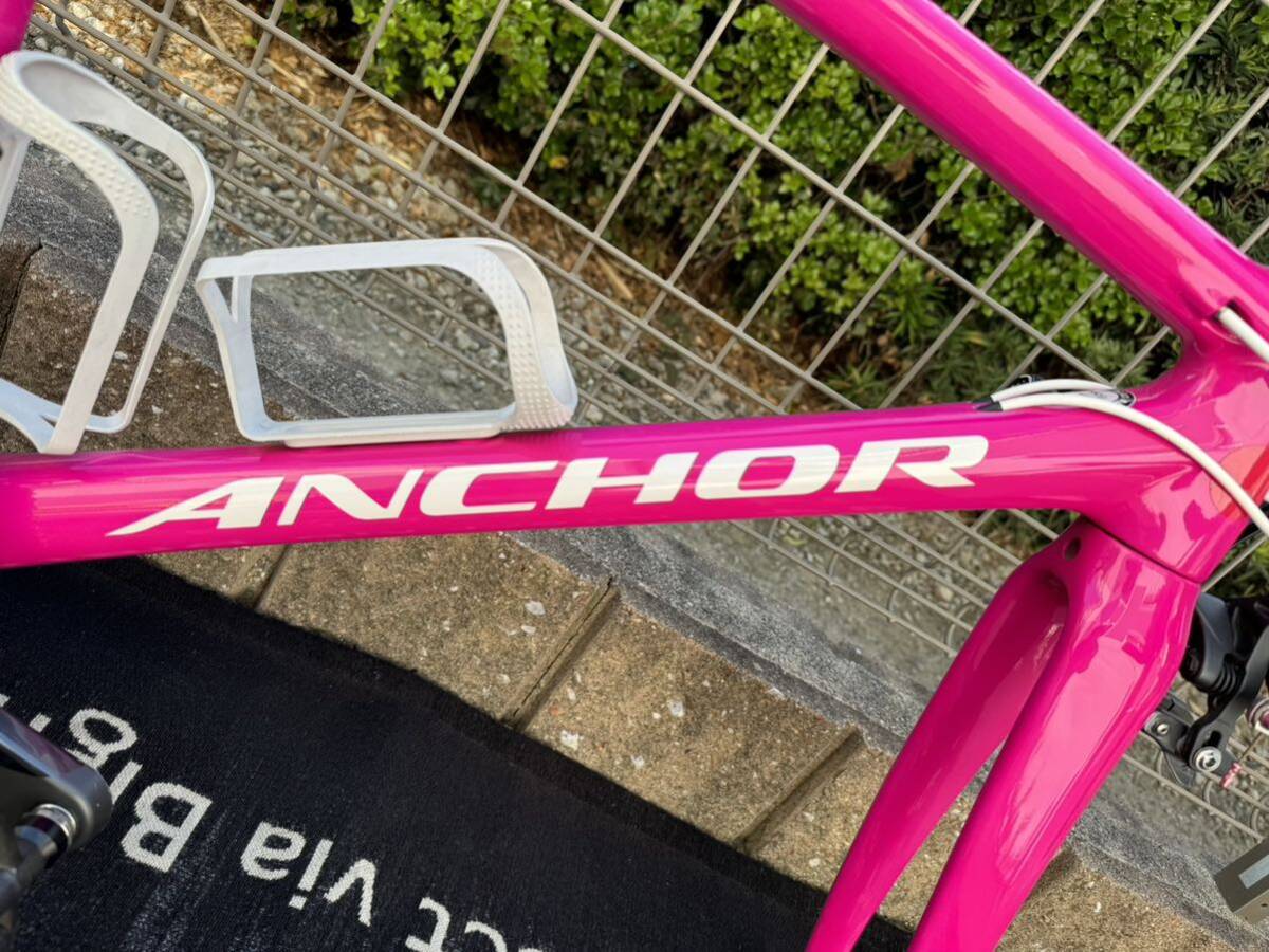 美品】アンカーANCHOR RL9 オーダーカラーピンクアルテグラ11速 美品】アンカーANCHOR RL9 オーダーカラーピンクアルテグラ11速