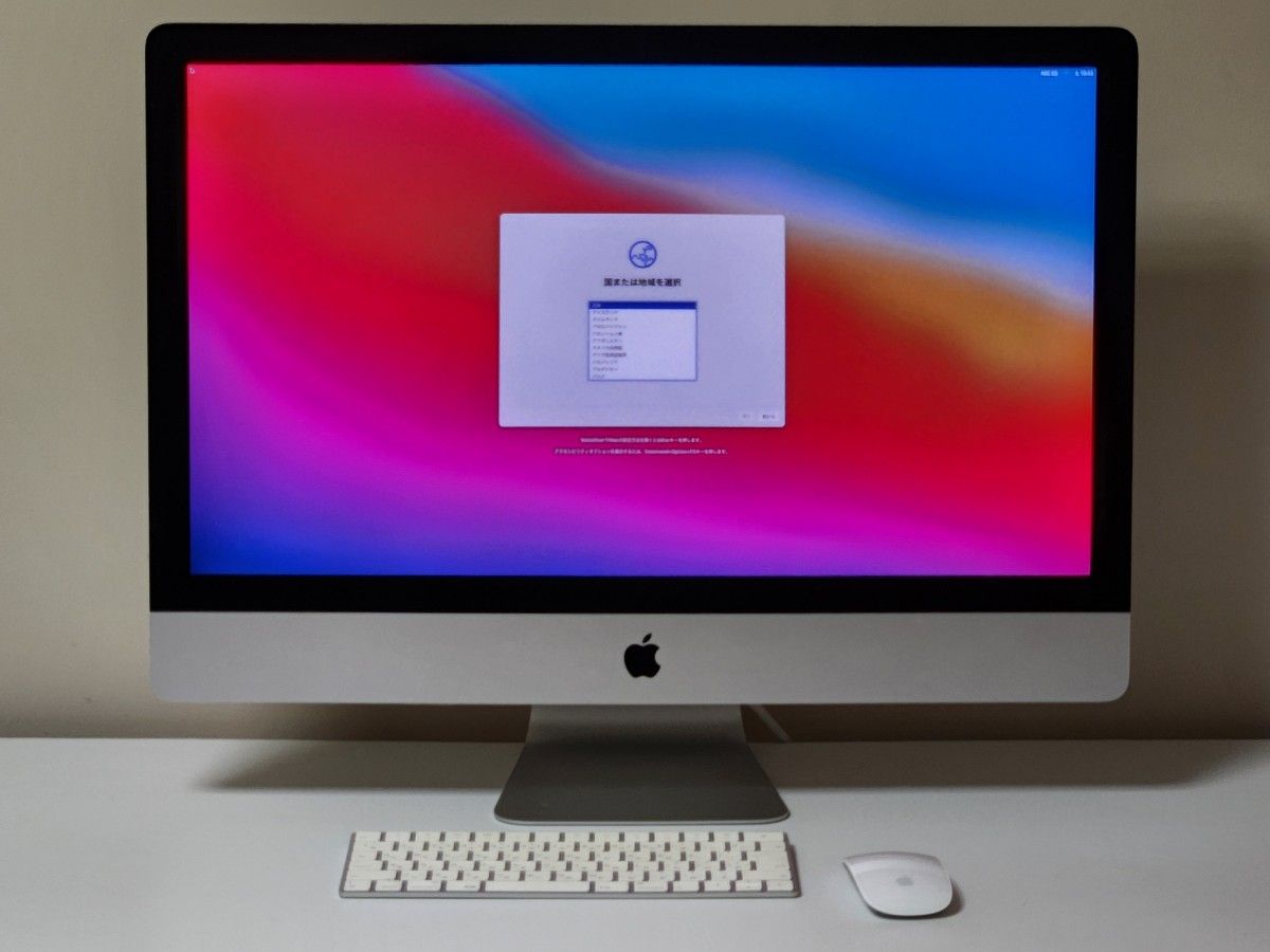 iMac（Retina 5K,27-inchi,2017）安心ハードディスク新品（apple表参道にて交換）