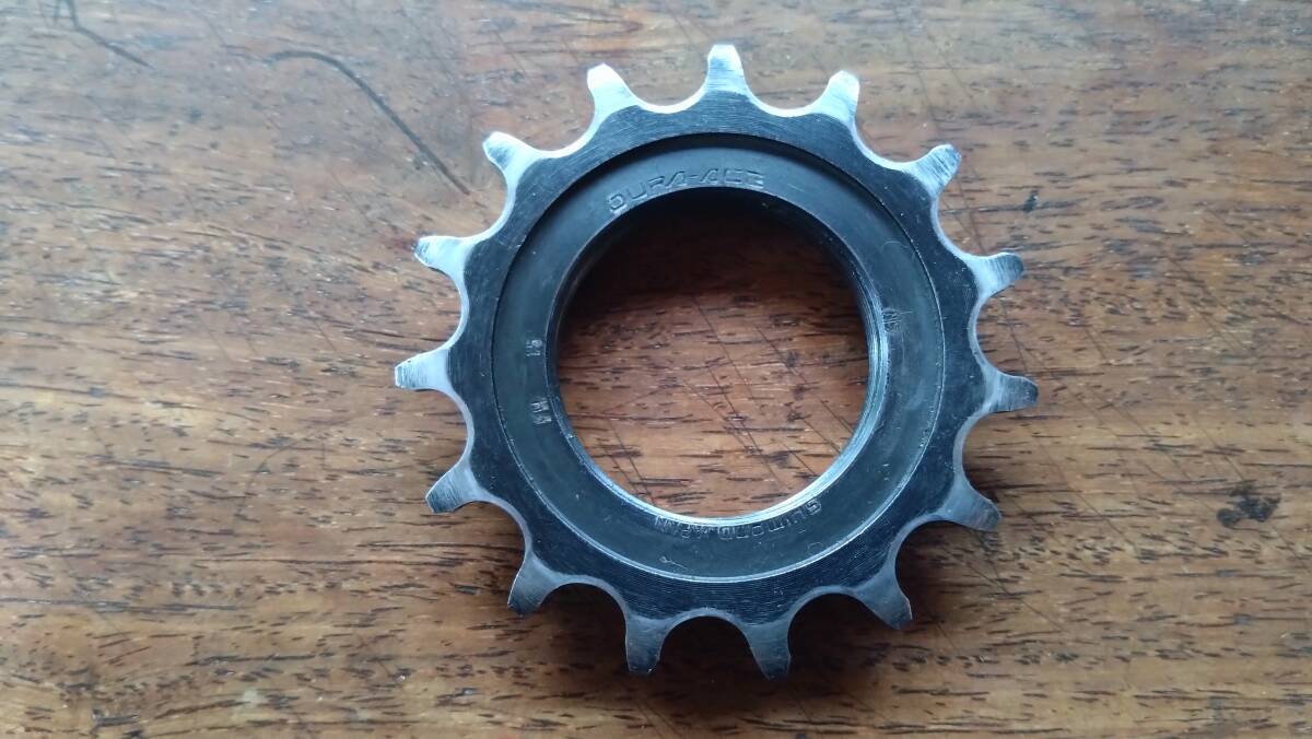 DURA-ACE NJS 15T ピスト　コグ　②_画像1