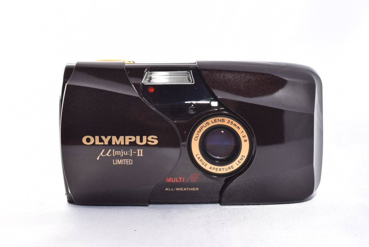 ★美品★OLYMPUS オリンパス μ[mju:]-II LIMITEDフィルムカメラ 35mm 1:2.8 ★付属品充実★ #d141の画像2