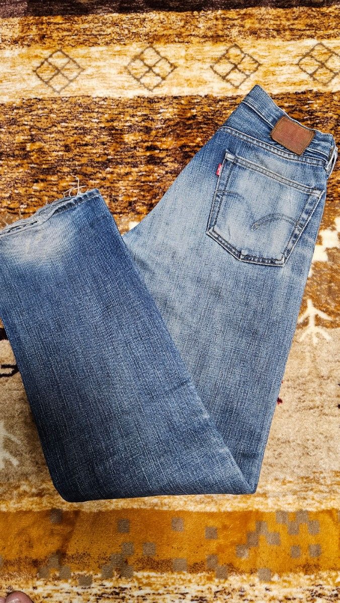 90年代◆リーバイスLevi's◆503◆W28L34◆牛革パッチ◆日本製◆ストレートジーンズ◆古着デニム