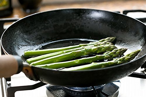 【現品限り】 24ｃｍ 極 IH対応 中華鍋 鉄 日本製 リバーライト フライパン ジャパン_画像4