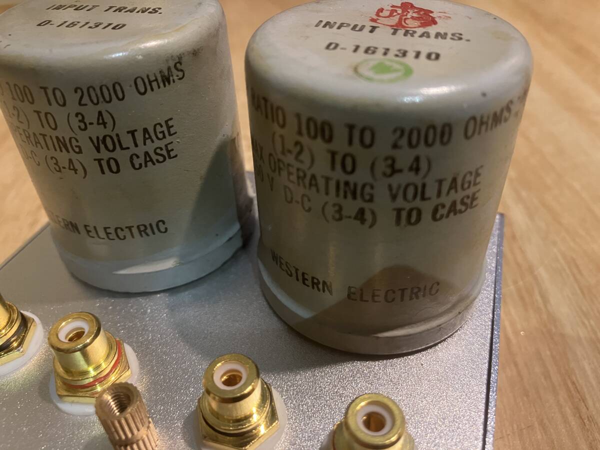 希少！最後！米軍用品Western Electric WE D-161310 昇圧トランス 未使用品、MC、MMには最適な昇圧トランス_画像3